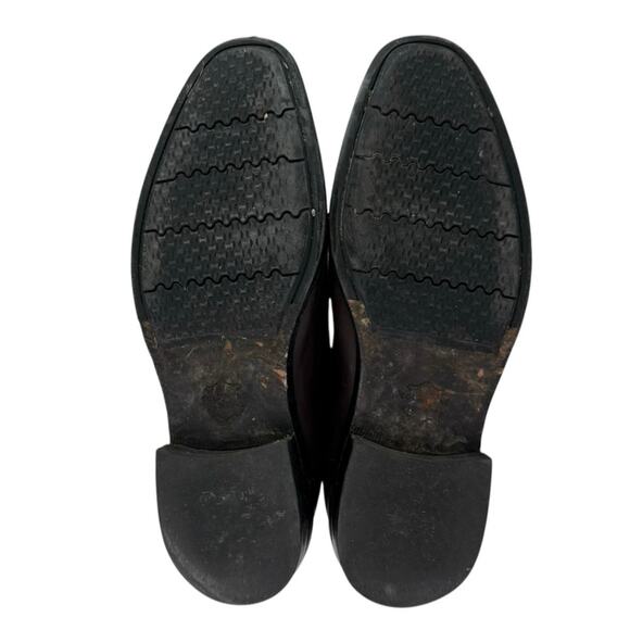 Cole Haan Men's Brown Leather Cap Toe Waterproof Slip On Ankle Boots Size 7.5 - Picture 4 of 7